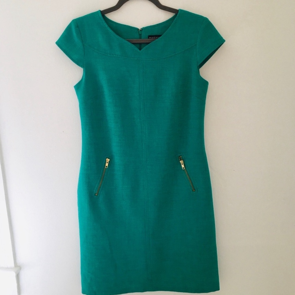 COPY - Madison Leigh Emerald Career Work Dress 6